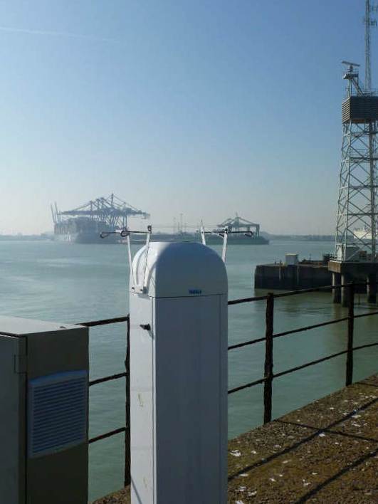 Le LIDAR Ceilomètre de l'IRM installé à Zeebruges fait partie du réseau E-PROFILE