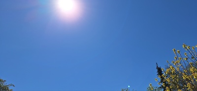 Zonnig hemel