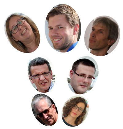 Visages des membres de l'équipe