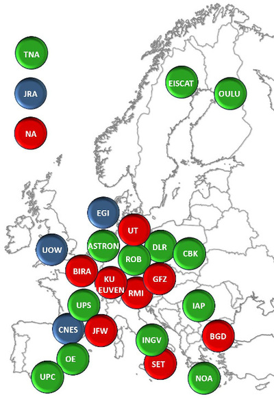 23 partenaires de treize pays européens collaborent au projet PITHIA