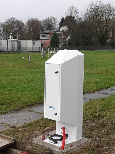 De nieuwe ceilometer van het KMI