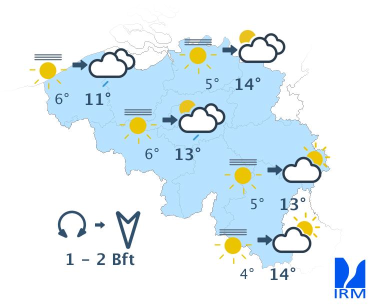 Jusqu'à 18 degrés ce mercredi, jeudi et vendredi