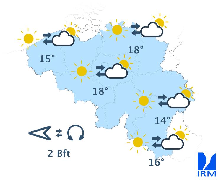 Météo Belge du 04/03 au 10/03 Beau temps, Pluie...