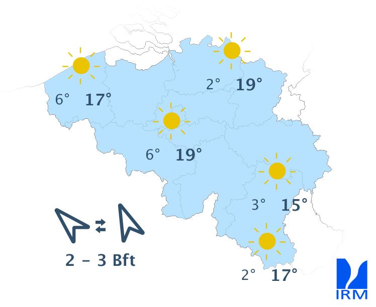 Météo Belge du 04/03 au 10/03 Beau temps, Pluie...