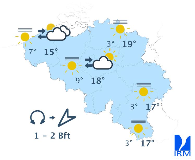 Météo Belge du 04/03 au 10/03 Beau temps, Pluie...