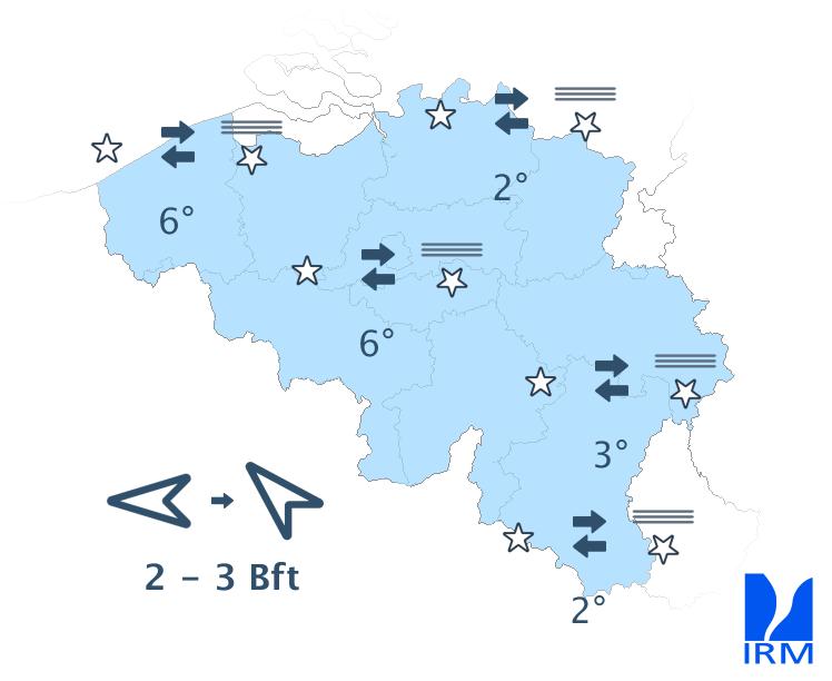 Météo Belge du 04/03 au 10/03 Beau temps, Pluie...